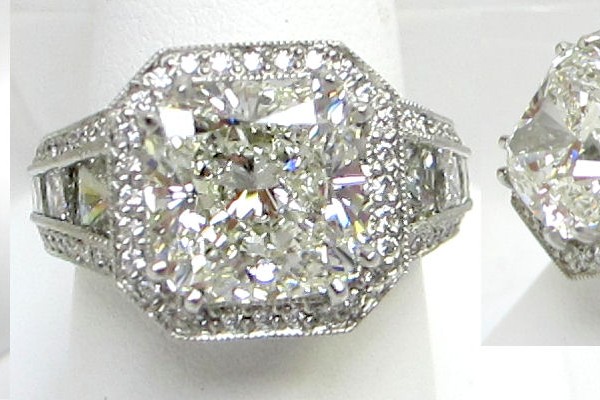 Diamond ring different angles