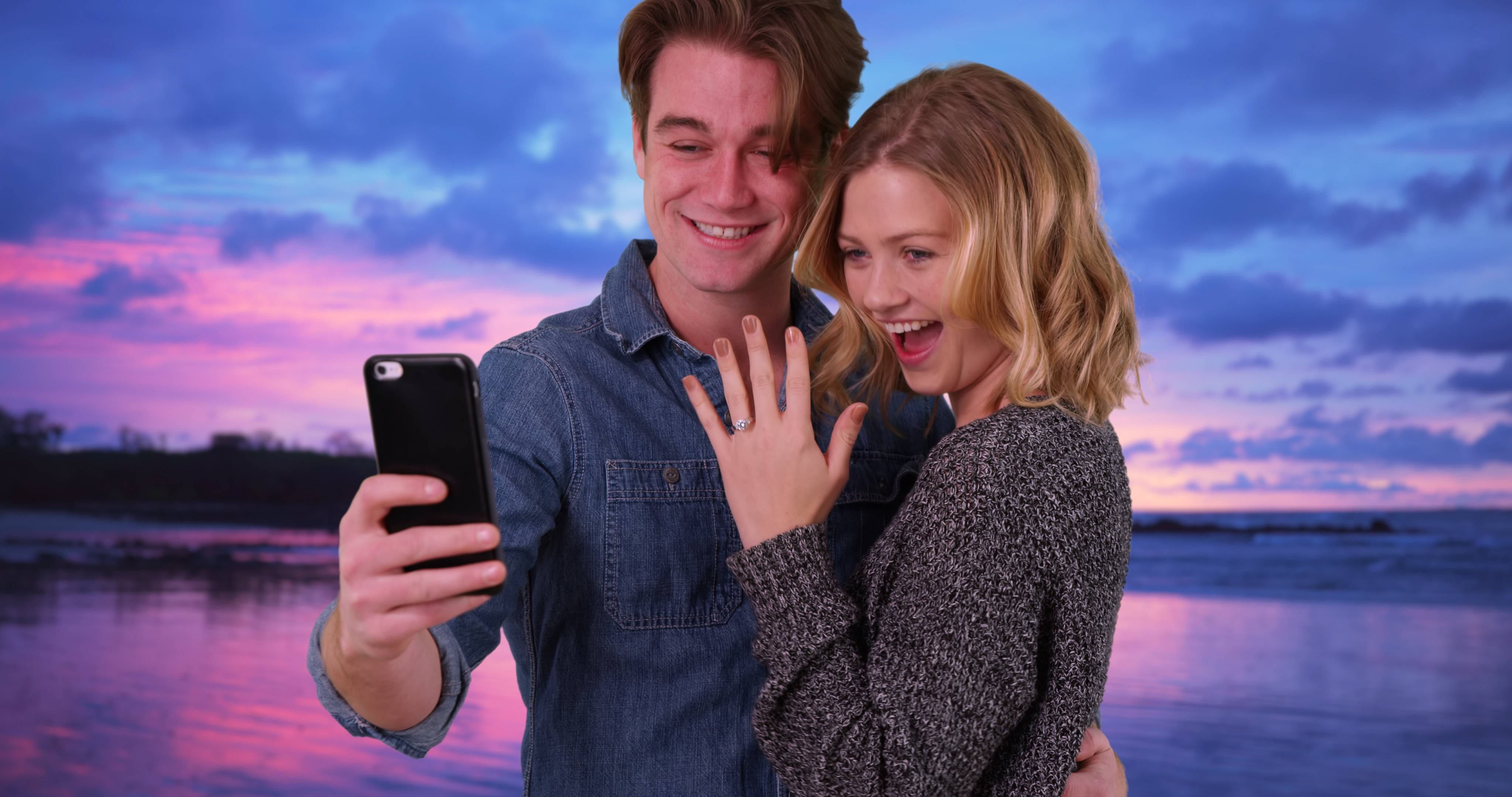 Instagram Engagement Ring Selfie