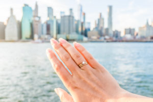 engagement ring selfie